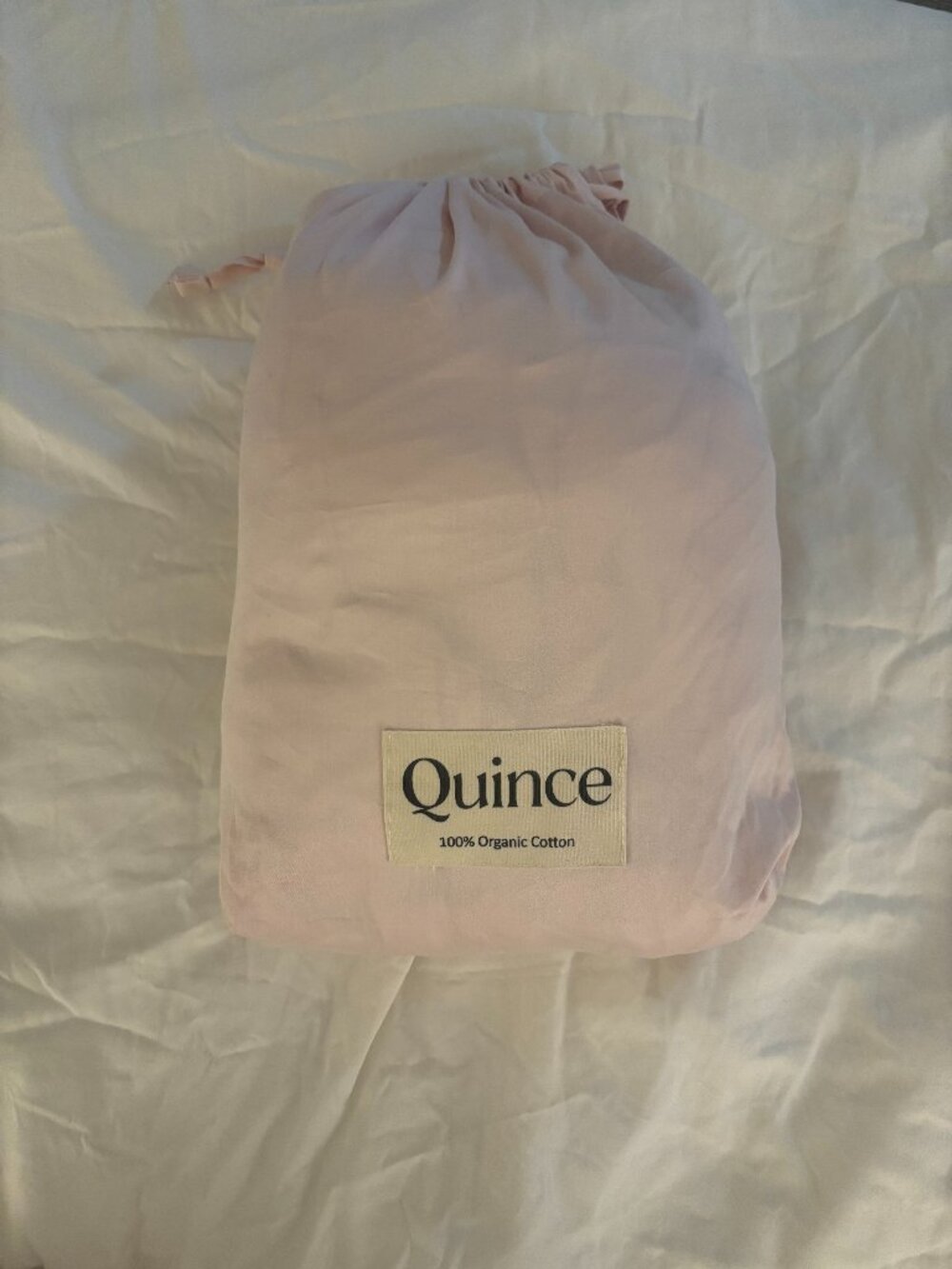 Quince Queen fitted sheet set